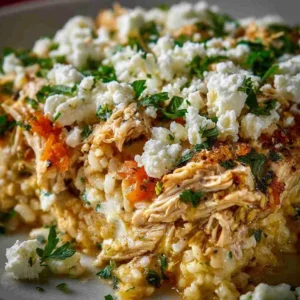 Chicken Tzatziki Rice Bake