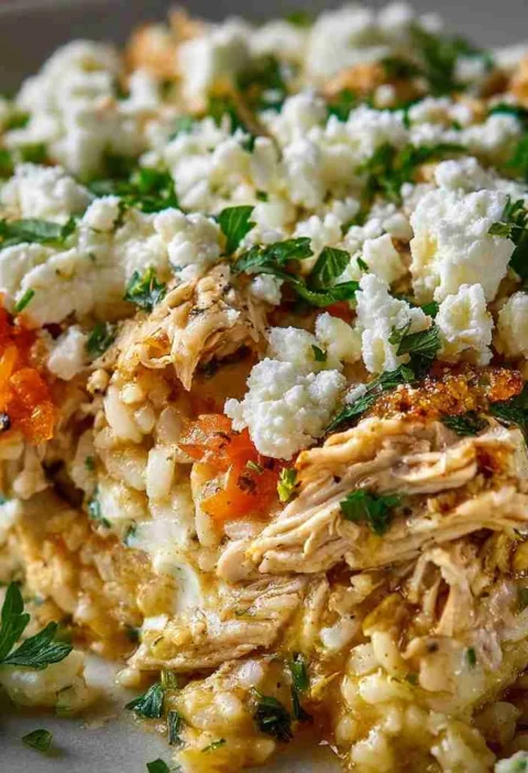Chicken Tzatziki Rice Bake