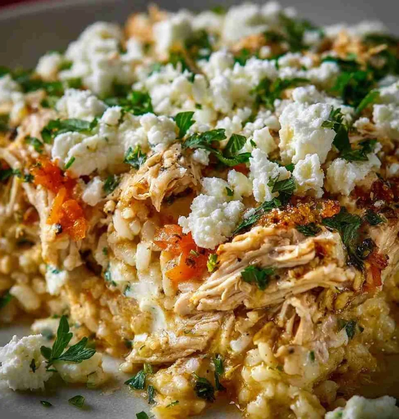 Chicken Tzatziki Rice Bake