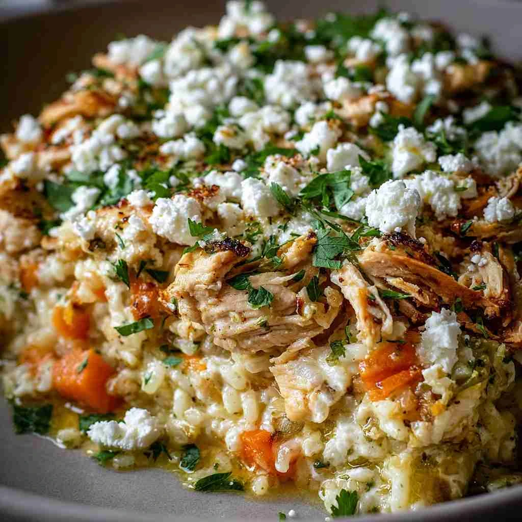 Chicken Tzatziki Rice Bake