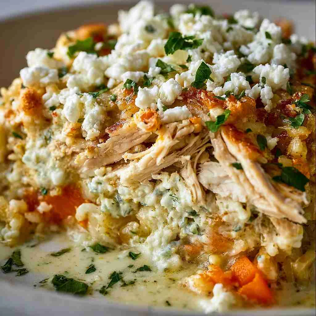 Chicken Tzatziki Rice Bake