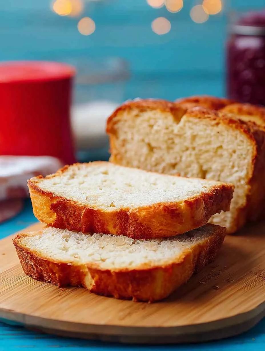 Christmas Breakfast Spiced Eggnog & Pear Bread Machine Recipe