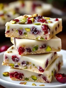 Cranberry Pistachio Shortbread Cookies: Festive Flavor Bliss