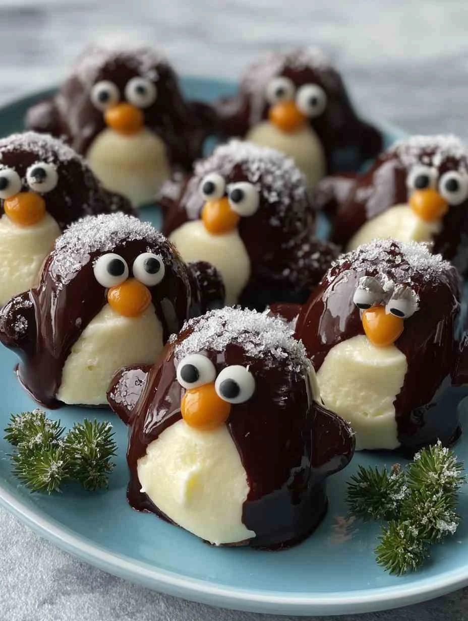Cream Cheese Penguins Snack Recipe – Easy Party & Kids Appetizer