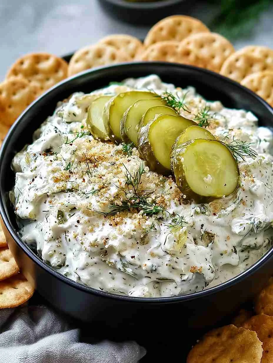 Creamy Fried Pickle Ranch Dip For Your Next Party Bash Creamy Fried Pickle Ranch Dip Your Next