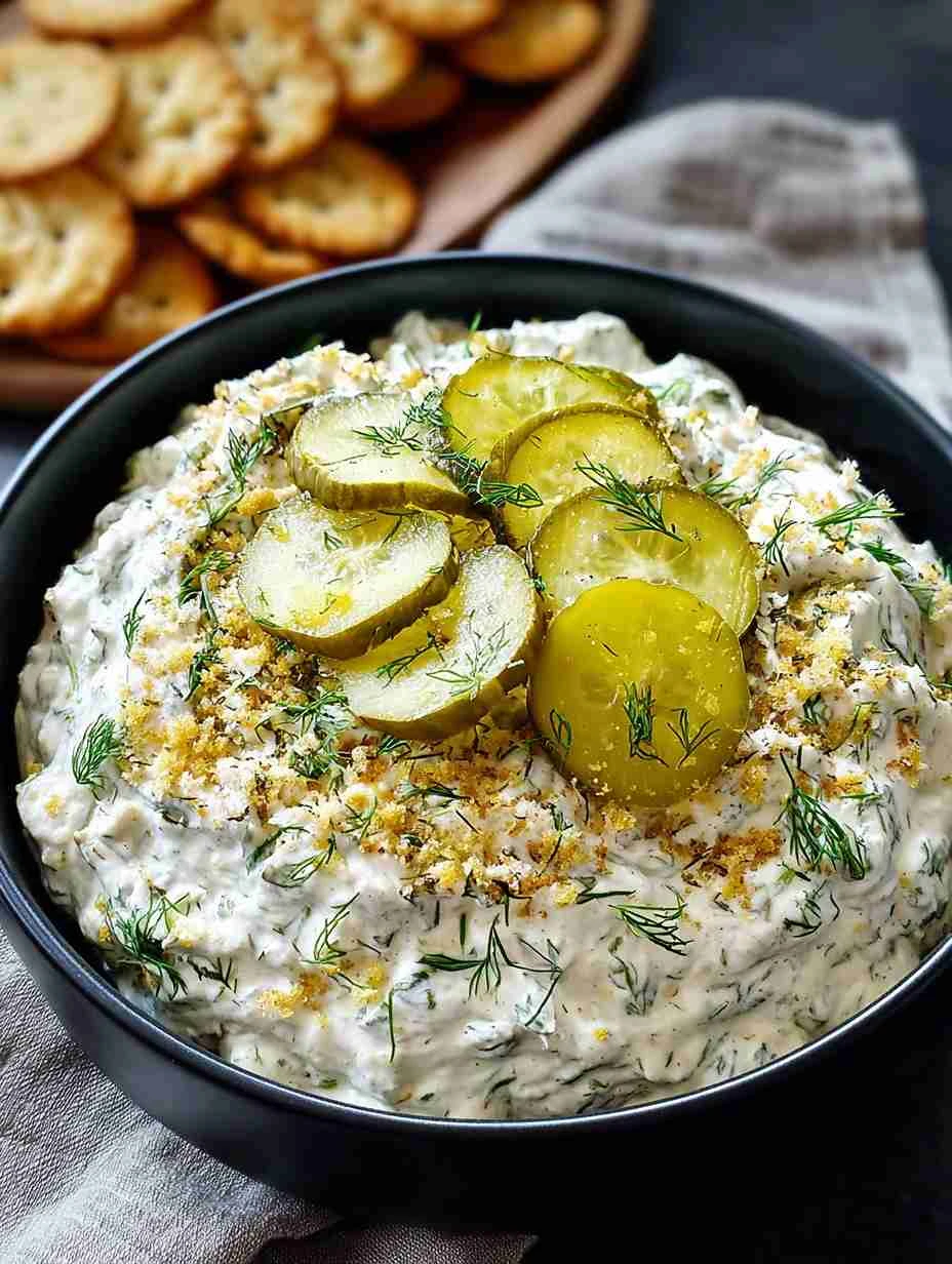 Creamy Fried Pickle Ranch Dip For Your Next Party Bash Creamy Fried Pickle Ranch Dip Your Next