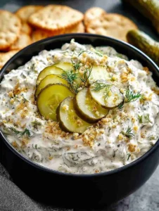 Creamy Fried Pickle Ranch Dip for Your Next Party Bash