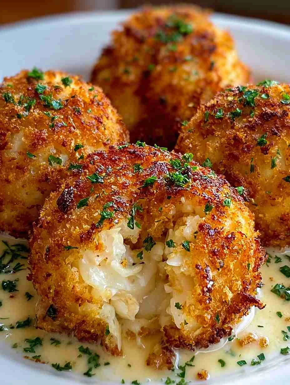 Crispy Crab Bombs Made with Jumbo Lump Crab for Ultimate Flavor