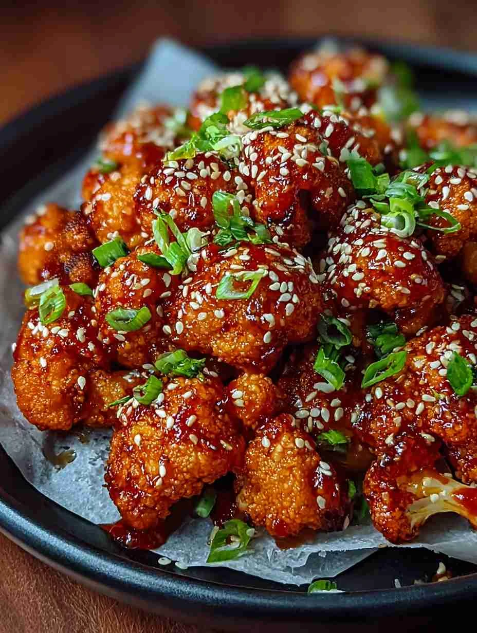Crispy Korean Baked Cauliflower With Gochujang Magic Crispy Korean Baked Cauliflower Gochujang Magic