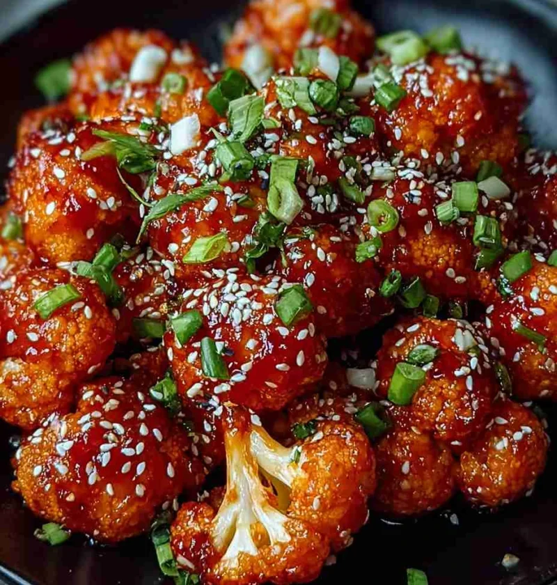 Crispy Korean Baked Cauliflower With Gochujang Magic Crispy Korean Baked Cauliflower Gochujang Magic