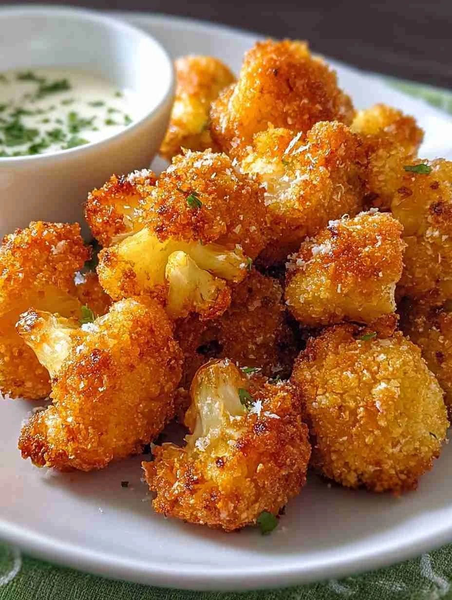 Crispy Parmesan Cauliflower Bites Recipe How To Make Crispy Cauliflower Bites Parmesan Cauliflower Bites For Parties Best ...