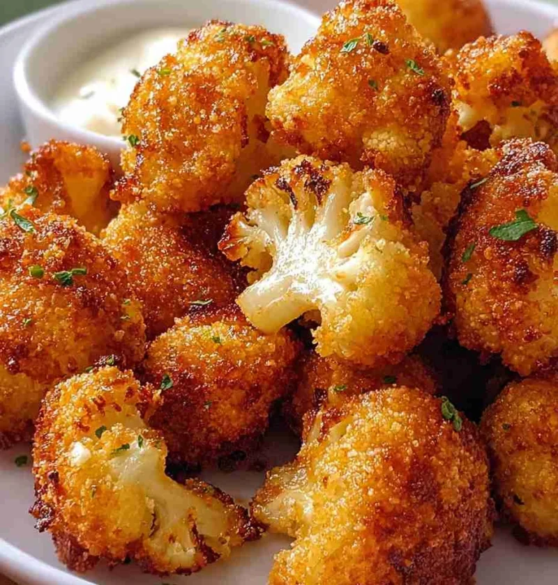 Crispy Parmesan Cauliflower Bites Recipe How To Make Crispy Cauliflower Bites Parmesan Cauliflower Bites For Parties Best ...