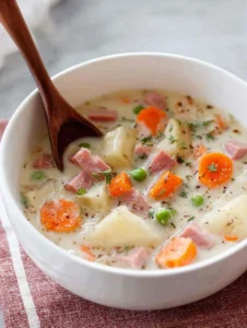 Crockpot Ham and Potato Soup