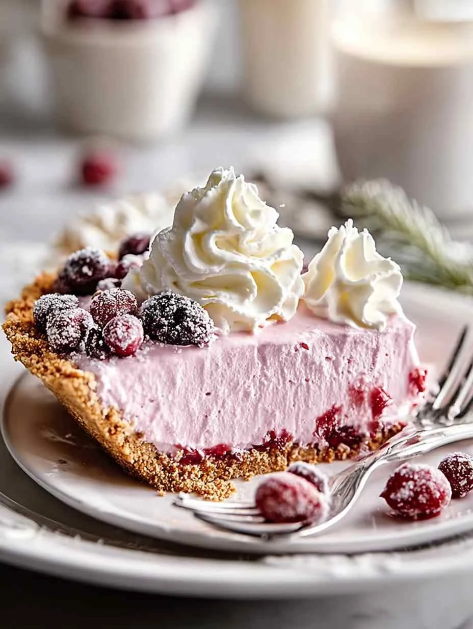 Delightful Cranberry Mousse Pie For Your Holiday Table Delightful Cranberry Mousse Pie Your Holiday Table