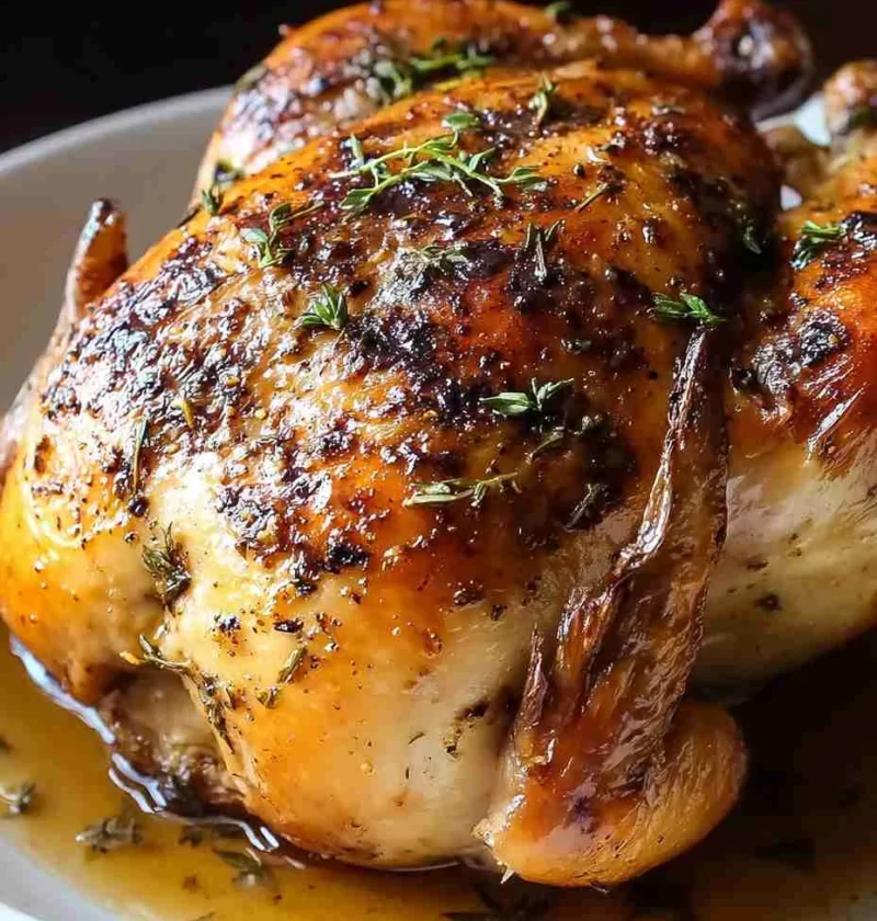 Easy 6 Ingredient Crockpot Chicken Juicy Slow Cooker Whole Chicken Best Crockpot Whole Chicken Recipe Low Prep Crockpot Ch...