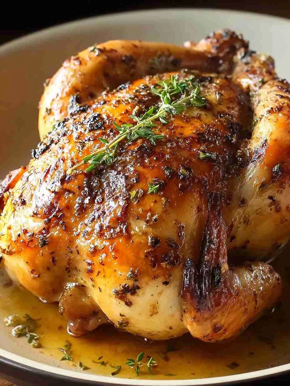Easy 6 Ingredient Crockpot Chicken Juicy Slow Cooker Whole Chicken Best Crockpot Whole Chicken Recipe Low Prep Crockpot Ch...