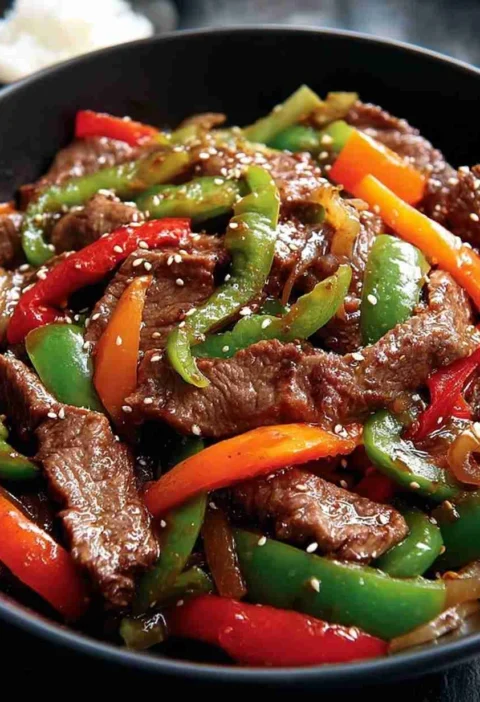 Easy Chinese Pepper Steak Recipe At Home Quick And Simple Chinese Pepper Steak How To Make Chinese Pepper Steak Best Chine...