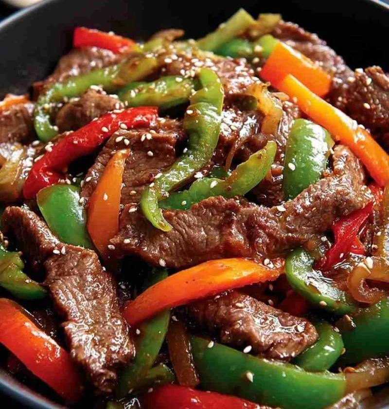 Easy Chinese Pepper Steak Recipe At Home Quick And Simple Chinese Pepper Steak How To Make Chinese Pepper Steak Best Chine...
