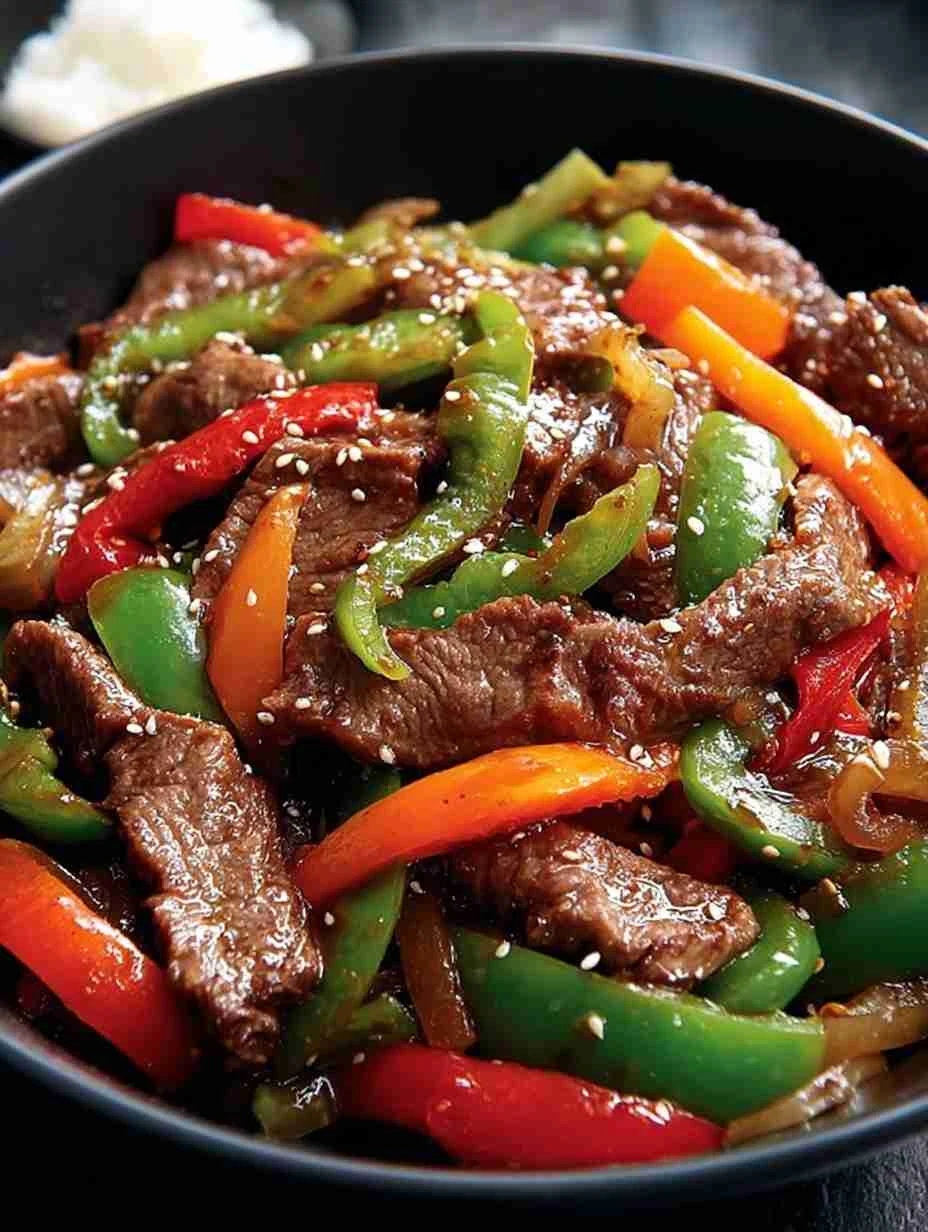 Easy Chinese Pepper Steak Recipe