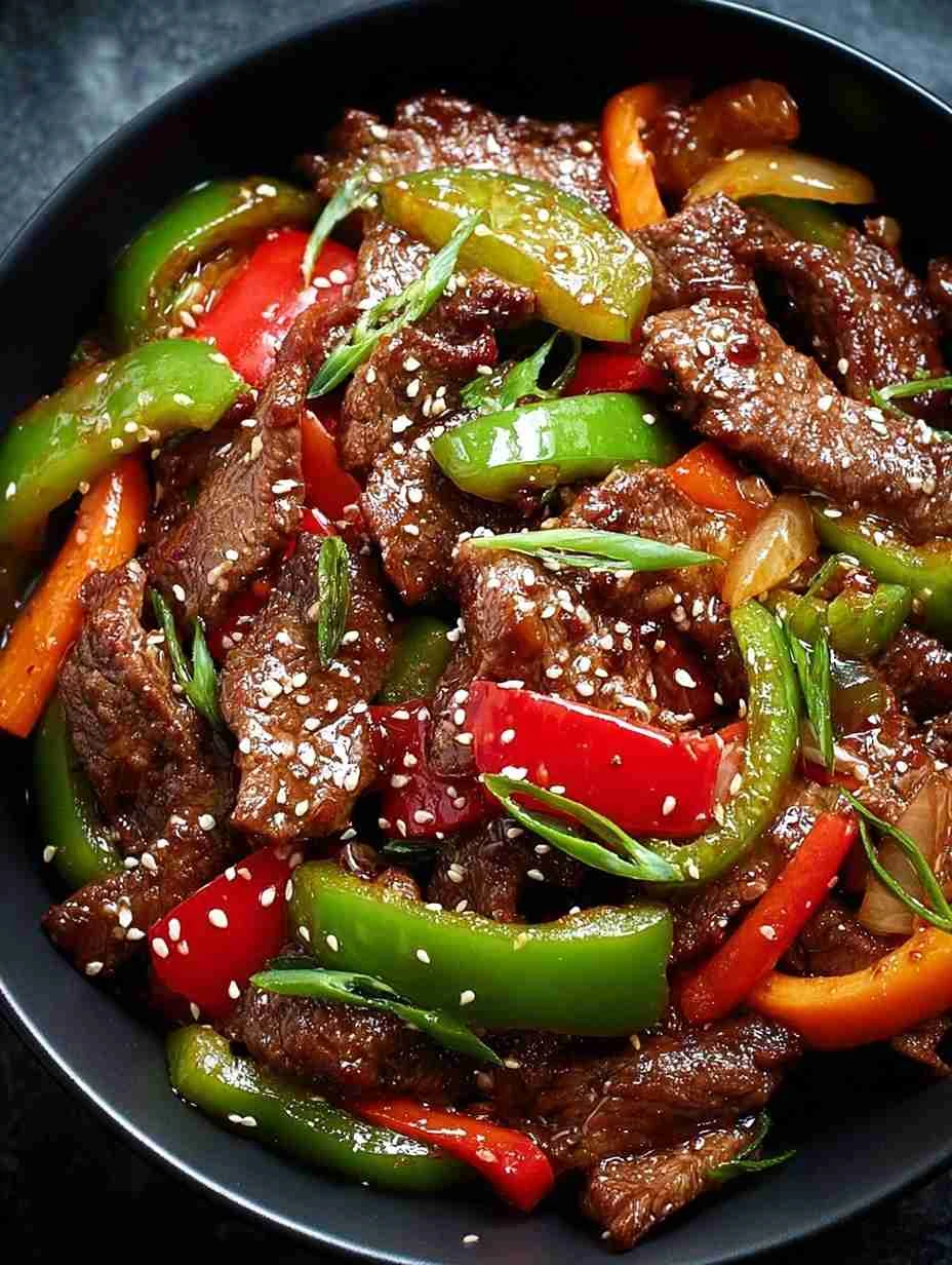Easy Chinese Pepper Steak Recipe At Home Quick And Simple Chinese Pepper Steak How To Make Chinese Pepper Steak Best Chine...