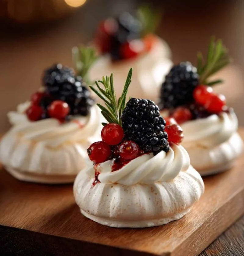 Easy Christmas Mini Pavlovas Recipe Best Toppings For Mini Pavlovas Gluten-free Mini Pavlova Christmas Make Ahead Christma...