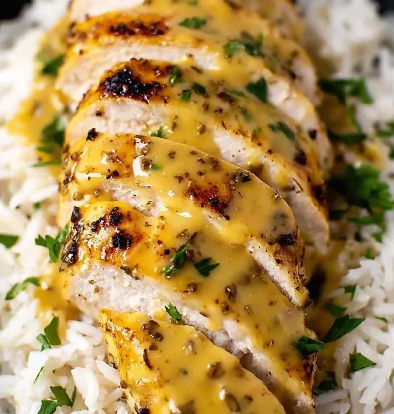 Easy Creamy Honey Mustard Chicken Recipe Quick Honey Mustard Chicken Dinner 30 Minute Honey Mustard Chicken Family-friendl...