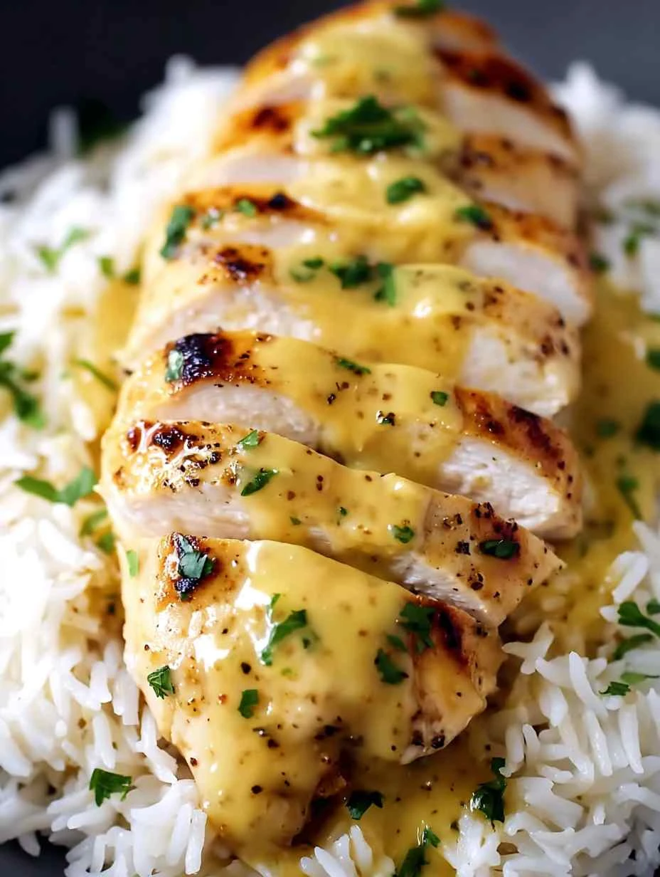 Easy Creamy Honey Mustard Chicken Recipe Quick Honey Mustard Chicken Dinner 30 Minute Honey Mustard Chicken Family-friendl...