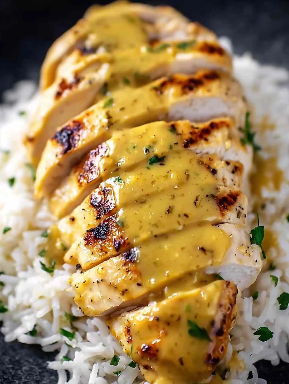 Easy Creamy Honey Mustard Chicken Recipe Quick Honey Mustard Chicken Dinner 30 Minute Honey Mustard Chicken Family-friendl...