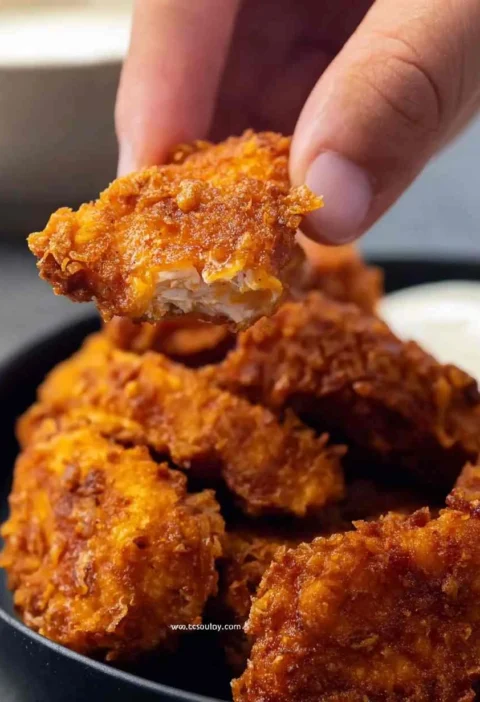 Easy Crispy Buffalo Tofu Bites Recipe Buffalo Tofu Bites Air Fryer Spicy Vegan Buffalo Tofu Bites Best Sauce For Buffalo T...