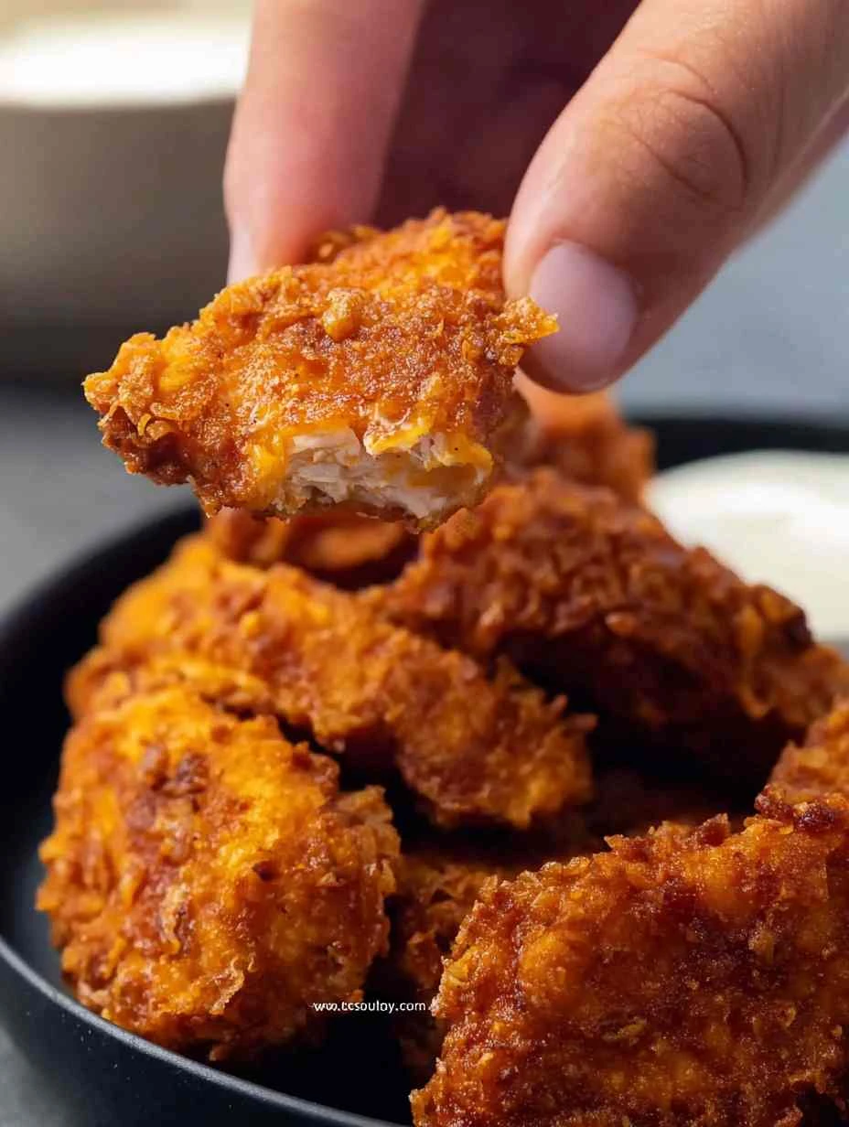 Crispy Buffalo Tofu Bites