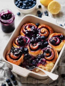 Blueberry Cinnamon Rolls Recipe