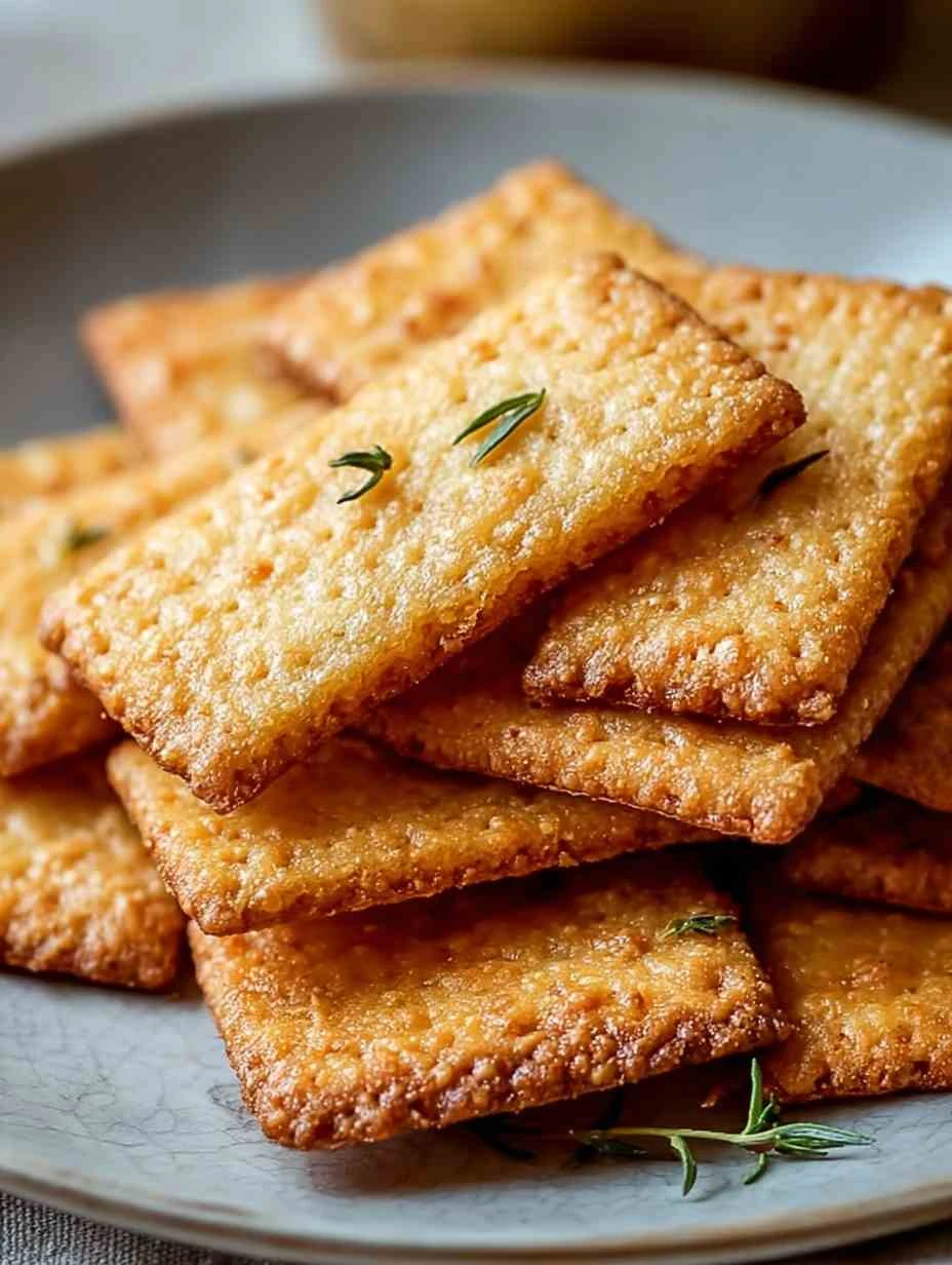 Easy Homemade Cheese Crackers Recipe Best Cheese Crackers Recipe For Families Gluten-free Cheese Crackers Homemade DIY Che...