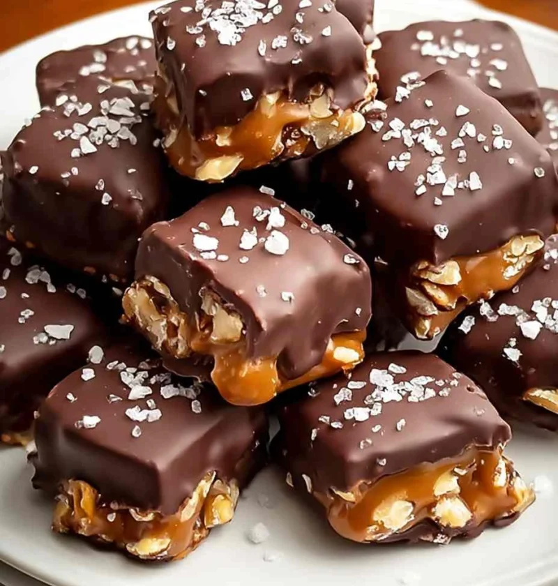 Easy No-bake Peanut Butter Pretzel Clusters Peanut Butter Pretzel Clusters No Oven How To Make Peanut Butter Pretzel Clust...