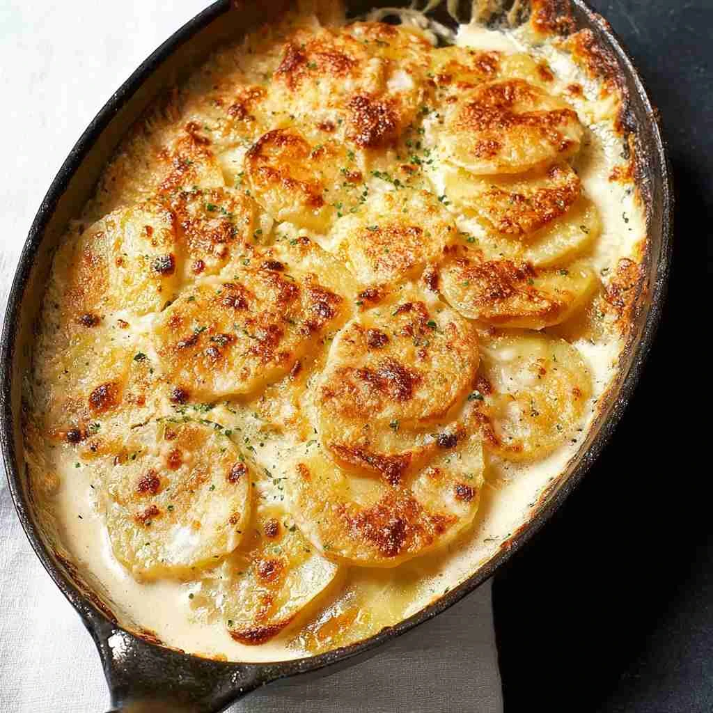 Easy Parmesan Scalloped Potatoes Recipe Best Cheese For Scalloped Potatoes Creamy Parmesan Scalloped Potatoes Gluten-free ...