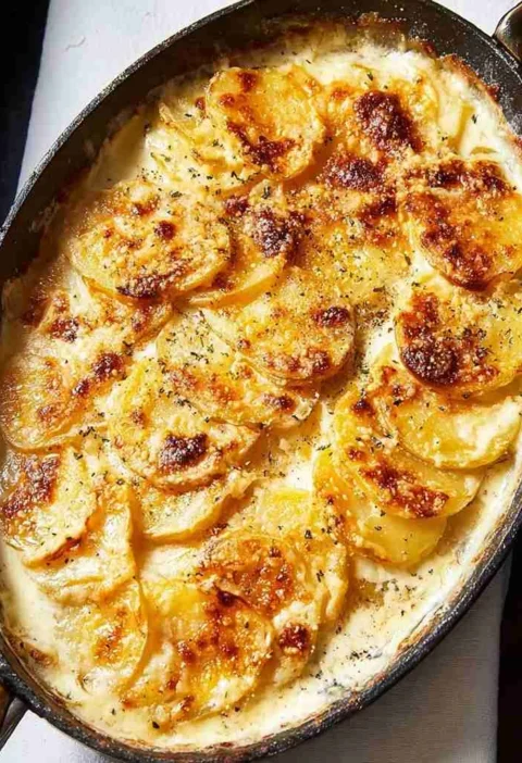 Easy Parmesan Scalloped Potatoes Recipe Best Cheese For Scalloped Potatoes Creamy Parmesan Scalloped Potatoes Gluten-free ...