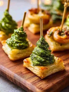 Delicious Pesto Puff Pastry Christmas Trees Everyone Will Love