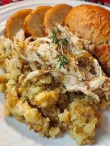 EASY SLOW COOKER CHICKEN AND STUFFING Made Simple!
