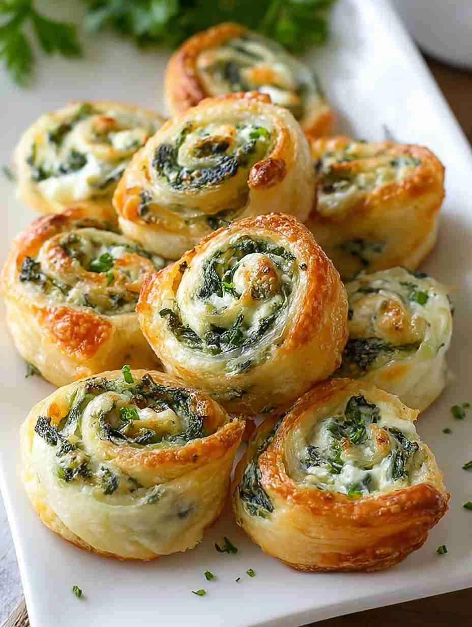 Easy Spinach Dip Pinwheel Recipe Bite-sized Spinach Appetizers For Parties How To Make Spinach Dip Pinwheels Best Spinach ...