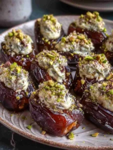 Stuffed Dates Recipe: Easy Almond, Butter & Pistachio Snack