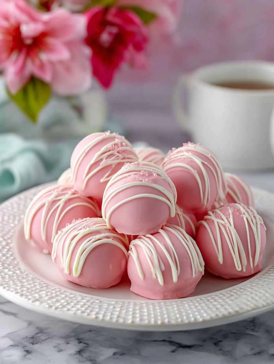 Easy Sweet Strawberry Truffles Recipe Homemade Strawberry Truffles For Valentine's Day Best Chocolate Strawberry Truffles ...