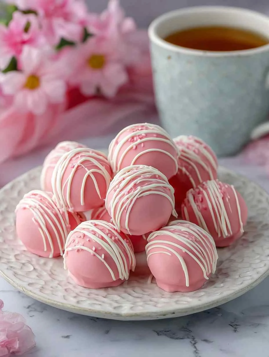 Easy Sweet Strawberry Truffles Recipe Homemade Strawberry Truffles For Valentine's Day Best Chocolate Strawberry Truffles ...