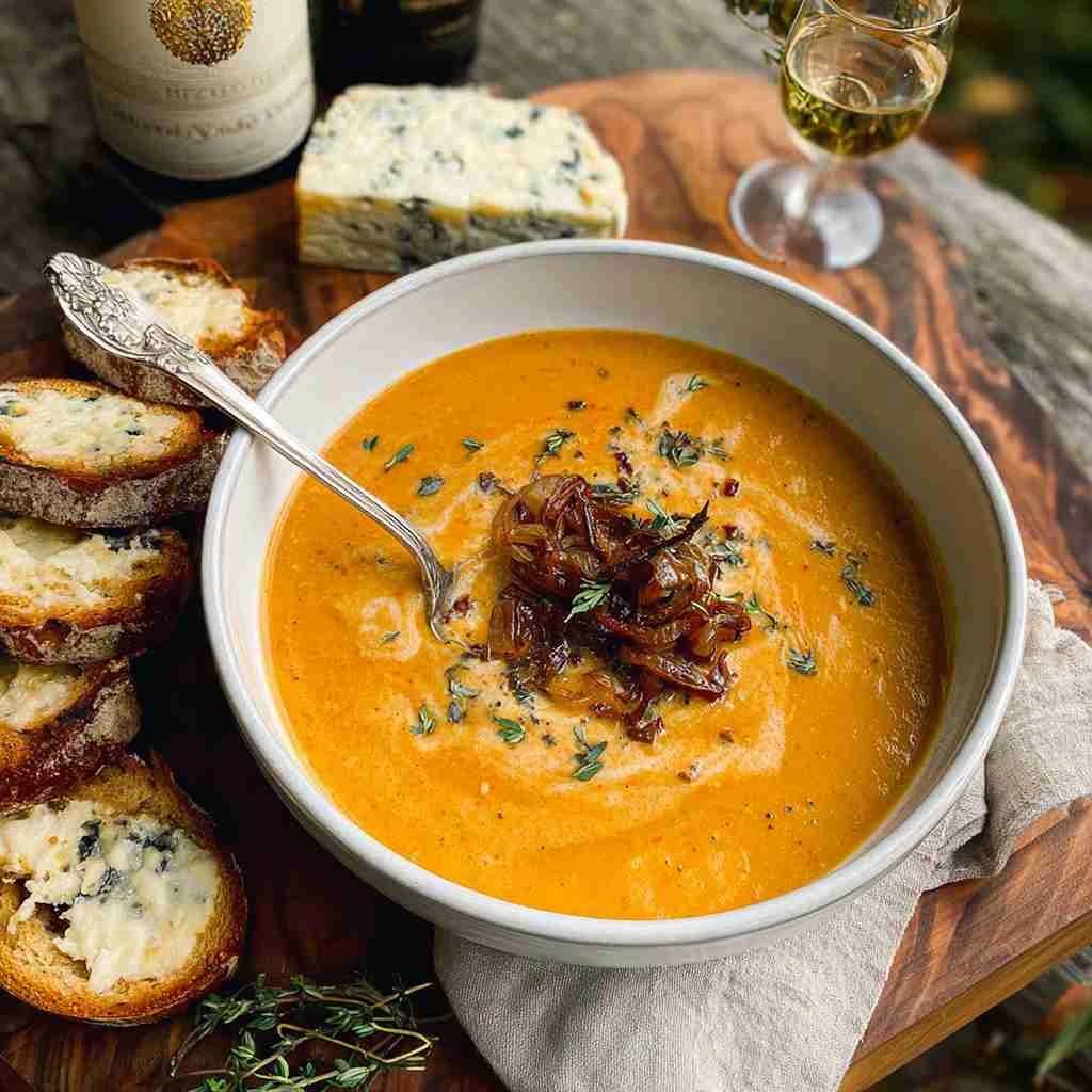 Fall Harvest Soup Recipe Hard Cider Soup Cooking Tips Smoked Cheddar Brie Soup Ideas Autumn Harvest Cider Soup Guide Gourm...