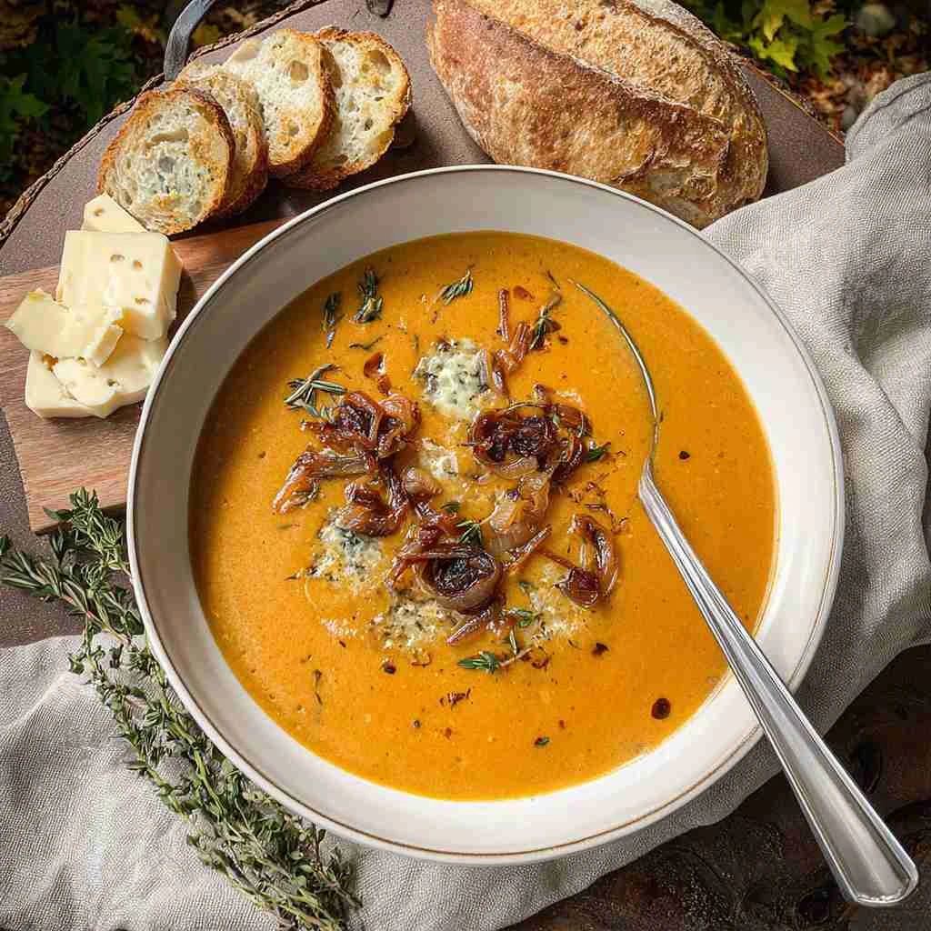 Fall Harvest Soup Recipe Hard Cider Soup Cooking Tips Smoked Cheddar Brie Soup Ideas Autumn Harvest Cider Soup Guide Gourm...