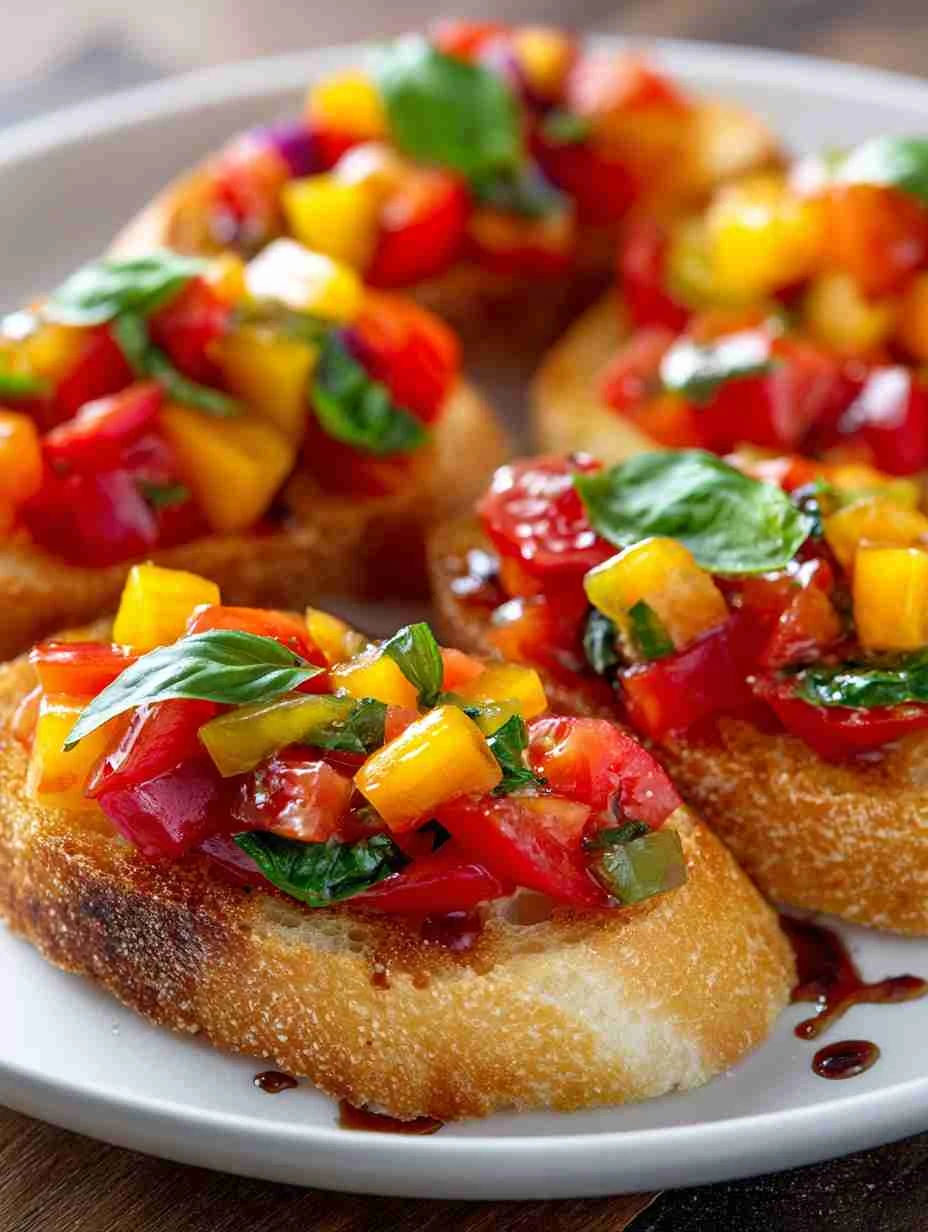 Festive Bruschetta Recipe Ideas Easy Holiday Bruschetta Recipe Christmas Bruschetta Appetizer Ideas Gourmet Bruschetta Top...