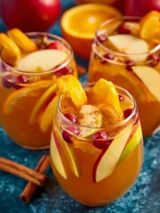Fireball Apple Cider Sangria (The Perfect Sweater Weather Pitcher Drink)