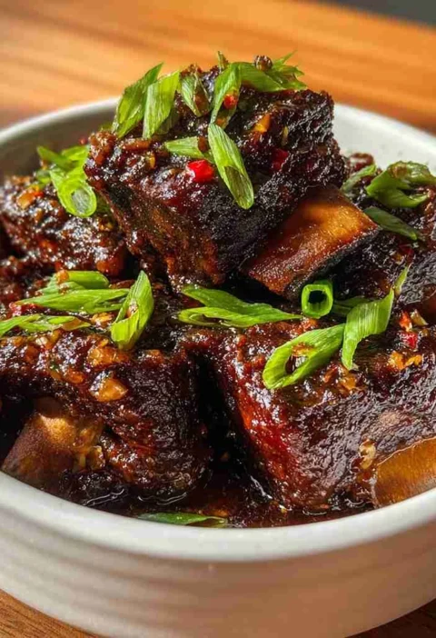 Ginger Miso Braised Short Ribs