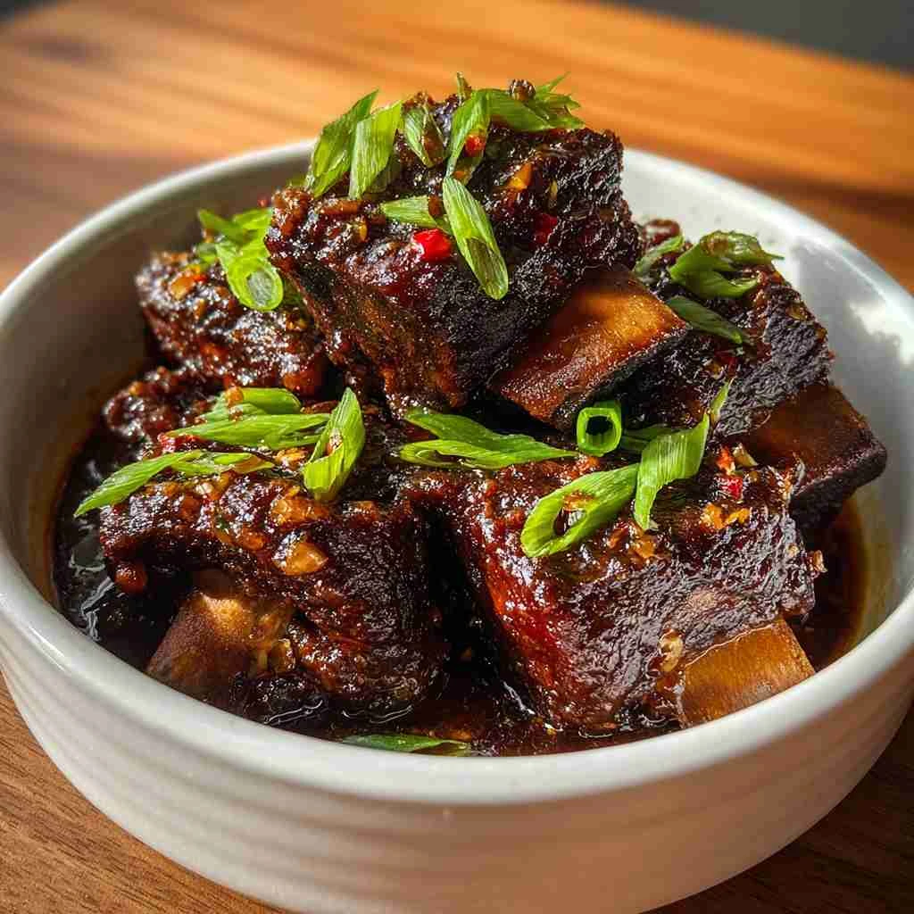 Ginger Miso Braised Short Ribs