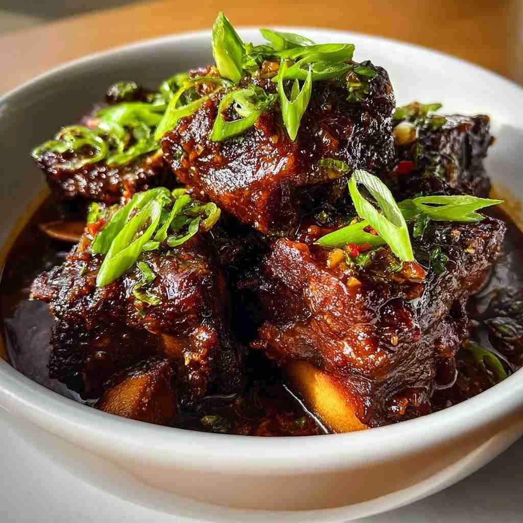Ginger Miso Braised Short Ribs