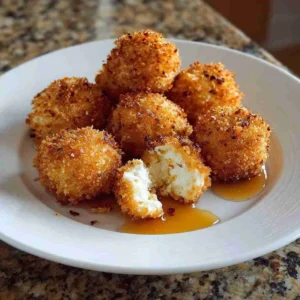 Goat Cheese Poppers with Honey