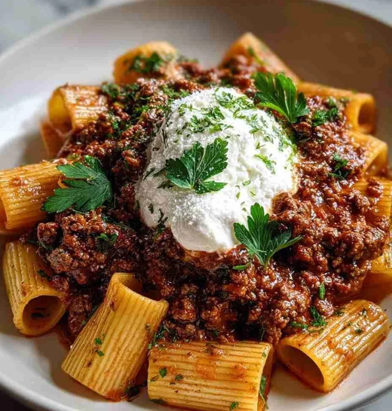 Homemade Grandma's Meat Sauce Recipe Traditional Burrata Pasta Sauce Recipe Easy Meat Sauce Pasta With Burrata Authentic I...